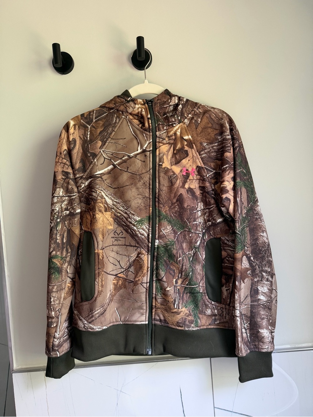Under Armour Realtree Camo Hooded Jacket - Brown/Green